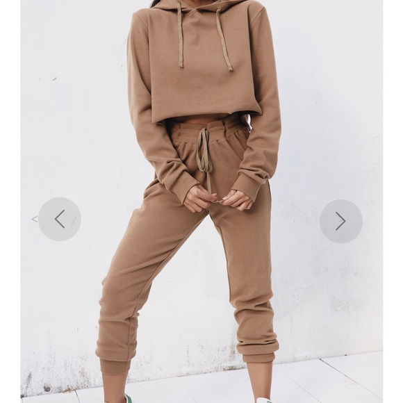 crybaby tan knit hoodie - Picture 2 of 7